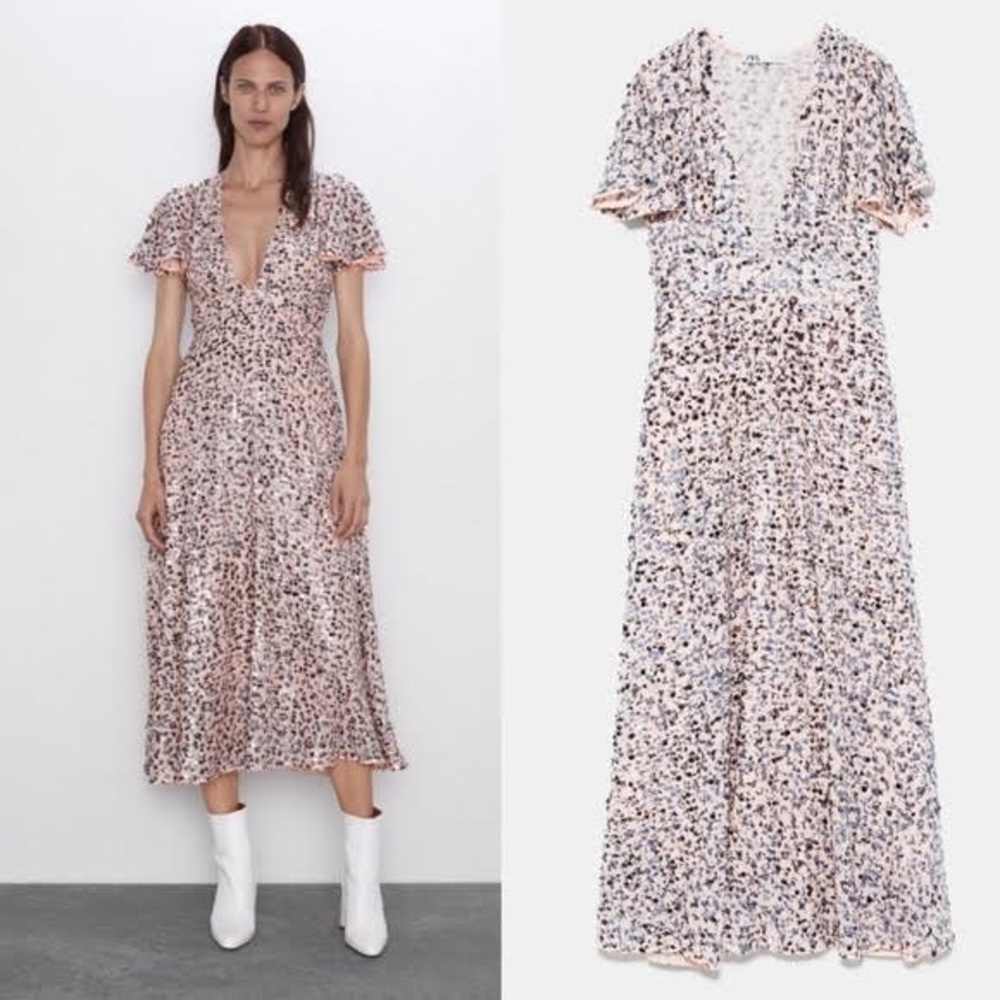 ZARA NWT SEQUIN DRESS